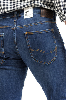 LEE LUKE MĘSKIE SPODNIE JEANSOWE JEANSY DARK WESTWATER L719SJAP 112331018