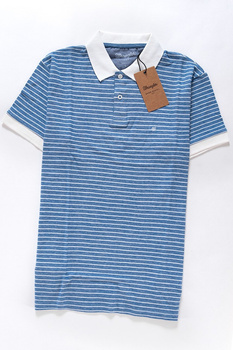 WRANGLER S/S STRIPE POLO WRANGLER BLUE W7A34KW05
