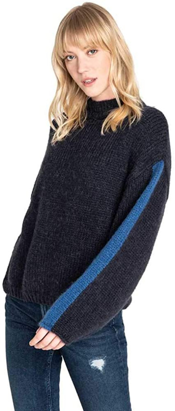 SWETER DAMSKI LEE CHUNKY KNIT MIDNIGHT NAVY L52ZJXMA 112112160