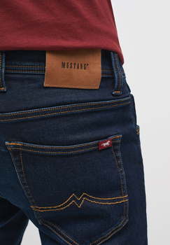 MĘSKIE SPODNIE JEANSOWE MUSTANG OREGON SLIM K DENIM BLUE 1014265 5000 703