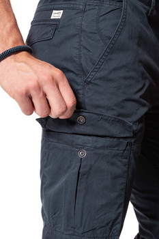 WRANGLER SPODNIE MĘSKIE CARGO PANTS NAVY W15ELL49I