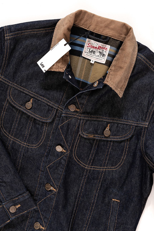 KURTKA JEANSOWA LEE STORM RIDER RINSE L87BRDEA 112122890