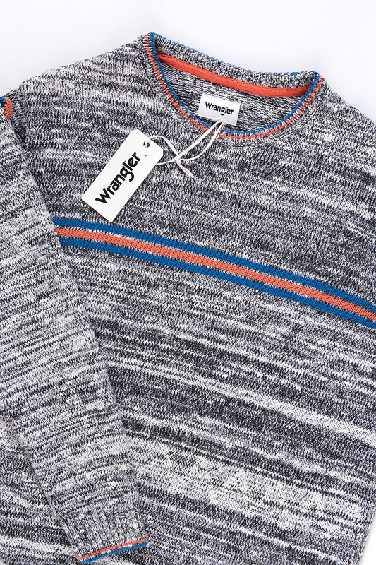 WRANGLER TWISTED CREW GREY MARL W8636QBVB 112132338