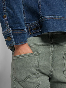 MĘSKA KURTKA JEANSOWA LEE SLIM RIDER MID VISUAL CODY L89RNLQN 112123891