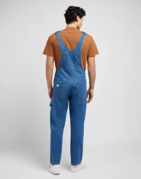 LEE BIB MID MĘSKIE SPODNIE JEANSOWE OGRODNICZKI JEANS MID SHADE 112349314 L72Z017385