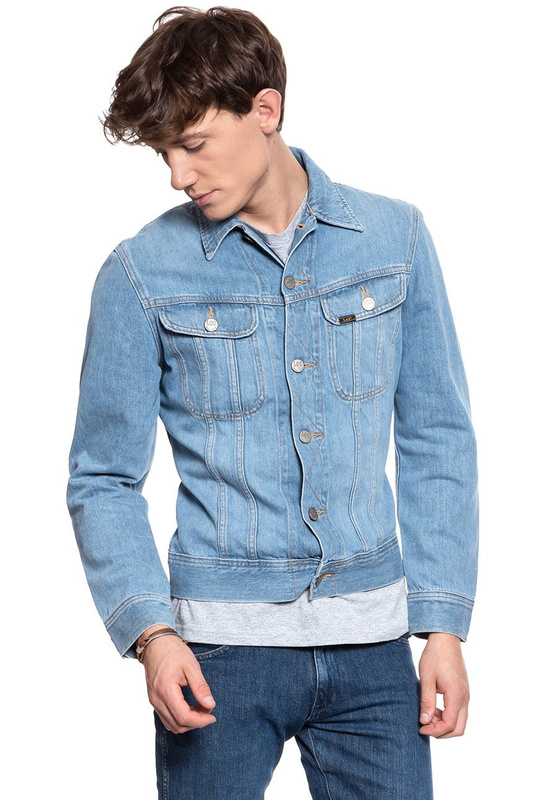 KURTKA JEANSOWA LEE SLIM RIDER FLICK LIGHT L89RLJIR 112123879