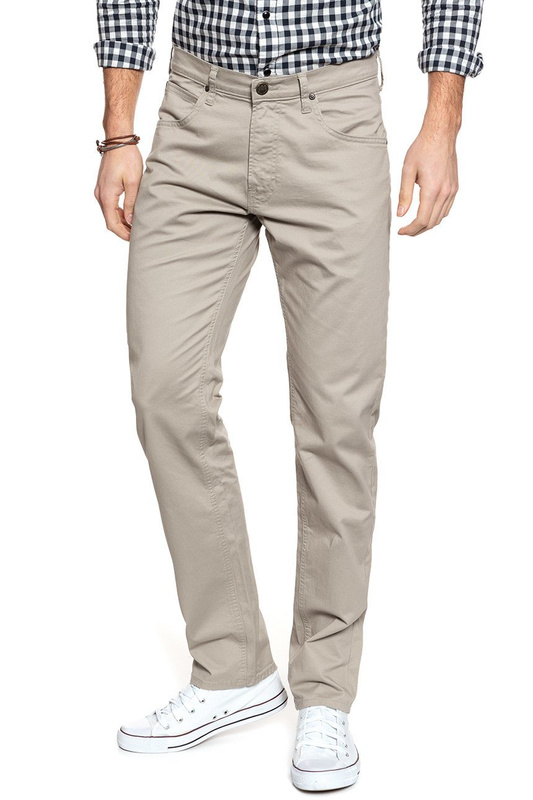 LEE DAREN ZIP FLY MĘSKIE SPODNIE MATERIAŁOWE ANITA BEIGE L707LA83 112118254