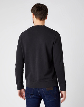 WRANGLER CHEST PRINT CREW BLACK W6F5HA100 112141478