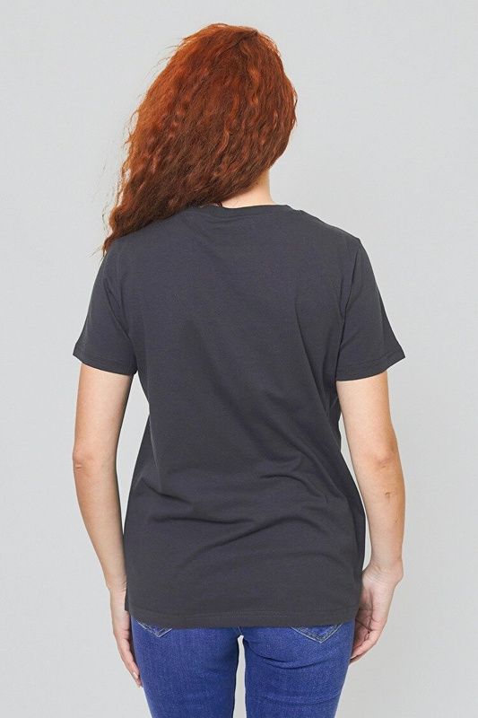 LEE COWBOY TEE DAMSKI T-SHIRT WASHED BLACK L42QFEON 112140079