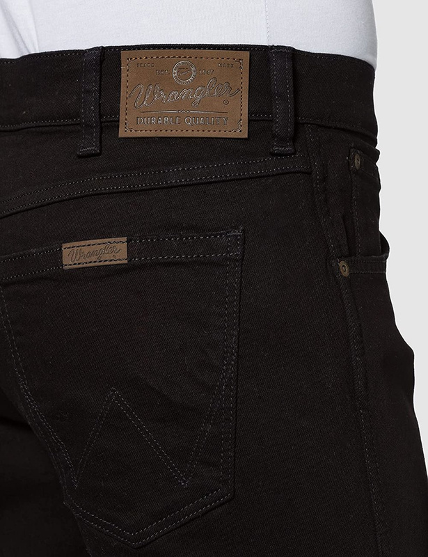 SPODNIE MĘSKIE WRANGLER SLIM FIT BLACK W10SHP362 112126005