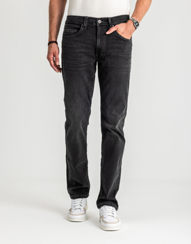 Męskie Spodnie Jeansowe MUSTANG Tramper Straight Denim Black 1016083 4000 803