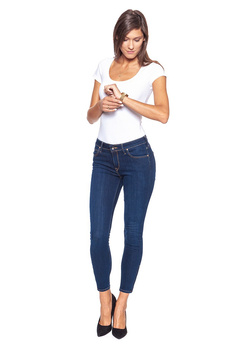 LEE SCARLETT CROPPED STONE RINSE L30CGCDC