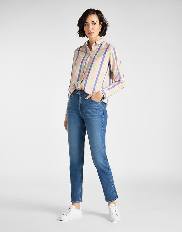 LEE CAROL DAMSKIE SPODNIE JEANSOWE JEANSY DŻINSY MID BELLEVUE L30ULTGX 112106764