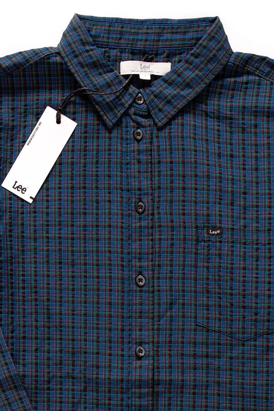 KOSZULA LEE ONE POCKET SHIRT MIDNIGHT NAVY L46BRCMA 112110824