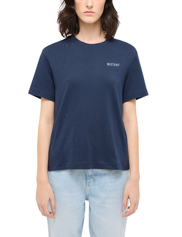 Damski T-Shirt Mustang Style Floris Navy Blazer 1016145 5324