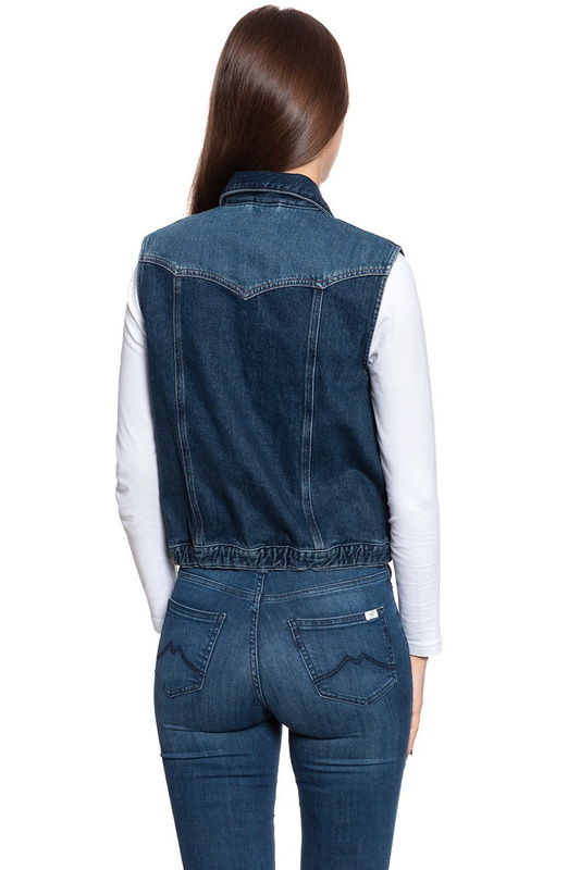DAMSKA KAMIZELKA WRANGLER WESTERN VEST CANYON NIGHT W428GF929 112128833