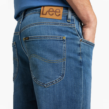 LEE BROOKLYN STRAIGHT MĘSKIE SPODNIE JEANSOWE DARK NELSON L452NOLW 112145192
