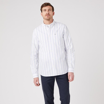 WRANGLER BUTTON DOWN SHIRT MĘSKA KOSZULA MATERIAŁOWA W PASKI W5B1BMX12 112320844