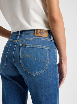 LEE DAMSKIE SPODNIE JEANSOWE LEE MARION STRAIGHT MID STOP 112355267