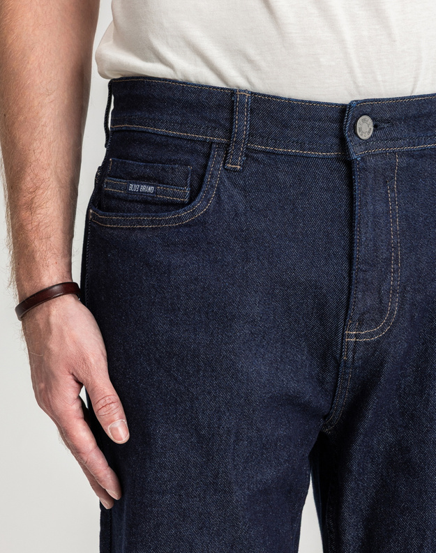 Męskie Spodnie Jeansowe Marcus Jason 2240 Jeans Rough Dry Blue 14-200318