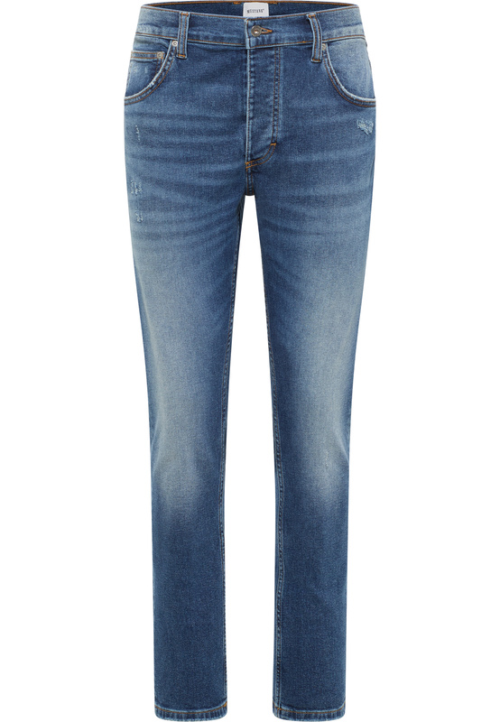 Męskie Spodnie Jeansowe Mustang Style Toledo Tapered Denim Blue 1016325 5000 434