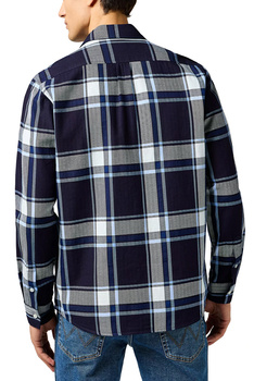 MESKA KOSZULA WRANGLER 1 PKT SHIRT LARGE INDIGO PLAID 112362898