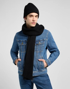 ZESTAW CZAPKA I SZALIK LEE XMAS PACK BLACK 112372695