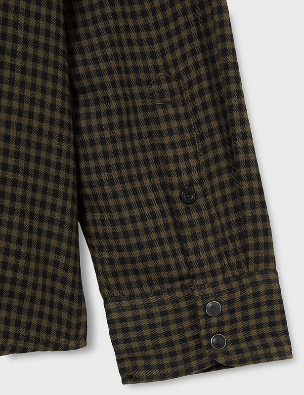 LEE RIDER SHIRT REGULAR FIT OLIVE GREEN L851RPNX 112122529