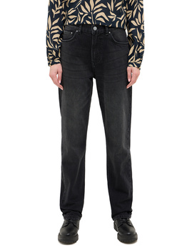 Damskie Spodnie Jeansowe Mustang Style Brooks Straight Denim Black 1016922 4000 840