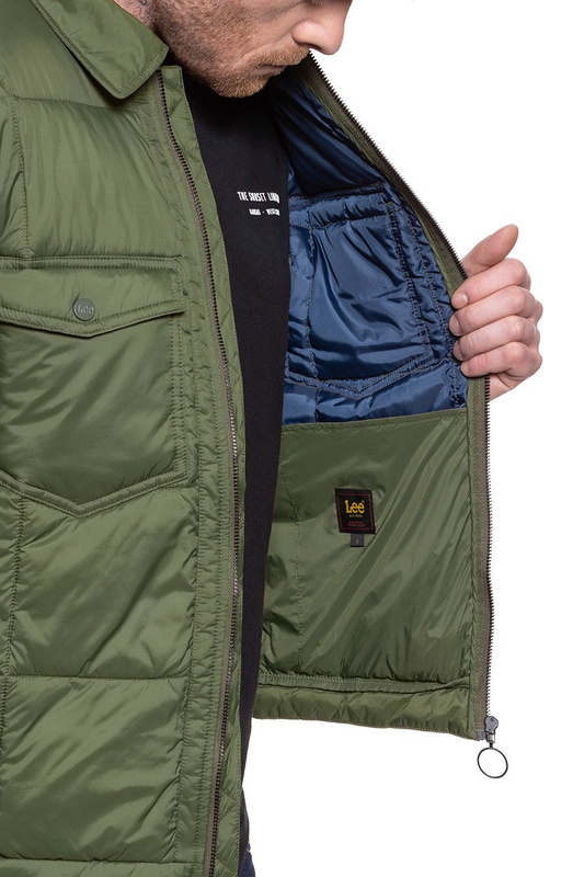 KURTKA MĘSKA LEE LT CHETOPA PUFFER OLIVE GREEN L86MSZNX 112122719