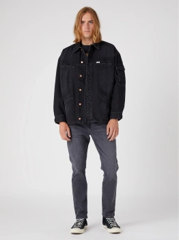 WRANGLER MĘSKA KOSZULKA WRANGLER BRANDED TEE FADED BLACK 112331867