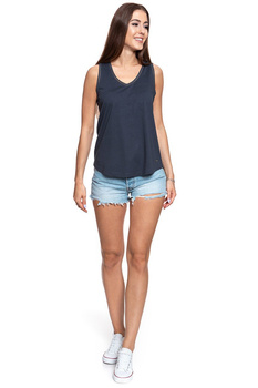 MUSTANG T SHIRT DAMSKI Alma V Linen 1009483 4085
