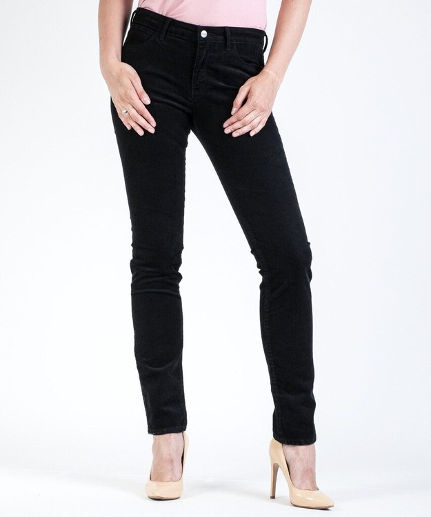 WRANGLER SLIM BLACK DAMSKIE SPODNIE SZTRUKSOWE SZTRUKS W28LEK100