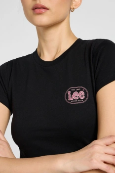 DAMSKA KOSZULKA LEE SLIM TEE BLACK 112371878
