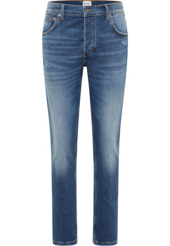 Męskie Spodnie Jeansowe Mustang Style Toledo Tapered Denim Blue 1016325 5000 434