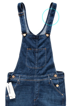 LEE RELAXED BIB HERITAGE BLUE L39KAWPD