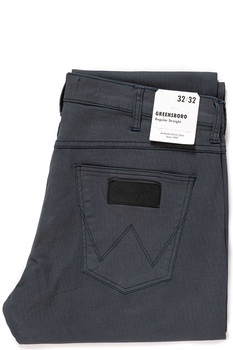 WRANGLER SPODNIE MĘSKIE GREENSBORO NAVY GREY W15Q12134 112126825