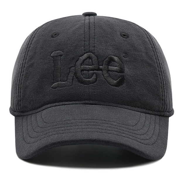 LEE CAP CZAPKA Z DASZKIEM LOGO WASHED BLACK LG42RYJA 112145702