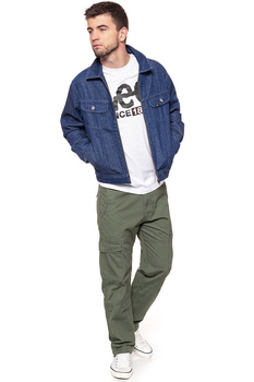KURTKA JEANSOWA LEE ZIP RIDER JACKET RINSE L89YGA36 112123945