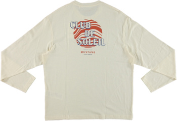 Męski Longsleeve Mustang Style Amarillo Whisper White 1016289 2013