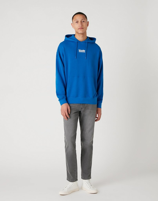 BLUZA WRANGLER HOODIE BLUE W6E1HAX05 112130723