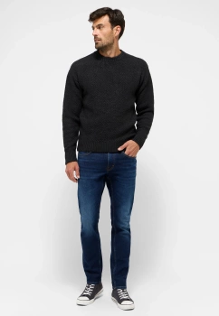 Męski Sweter Mustang Style Elwood Anthra Melange 1015822 4151 