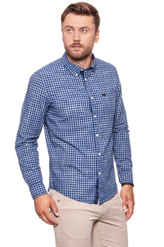 LEE LEE BUTTON DOWN DEEP INDIGO L880IEPS