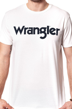 KOSZULKA WRANGLER SS LOGO TEE OFF WHITE W7A86D302 112131288