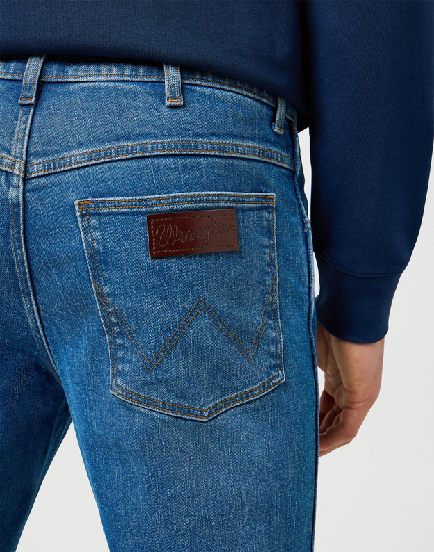 MESKIE SPODNIE  WRANGLER RIVER GRANITE BOULDER 112373153