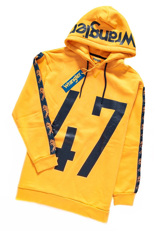 WRANGLER B&Y LONG HOODY AMBER YELLOW W6076ICUY 112130438