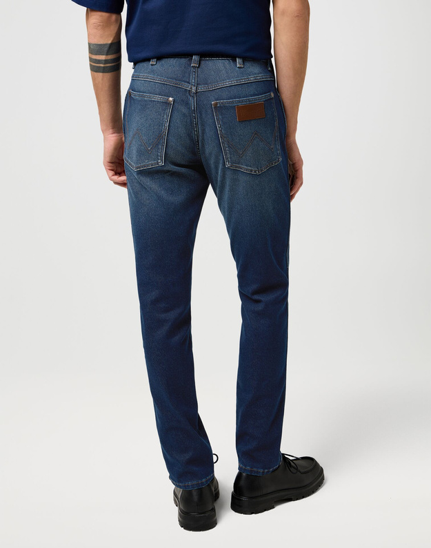 MESKIE SPODNIE  WRANGLER RIVER FOG 112370922