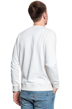 BLUZA WRANGLER SEASONAL LOGO SWEAT OFF WHITE W6A5HA737 112130660