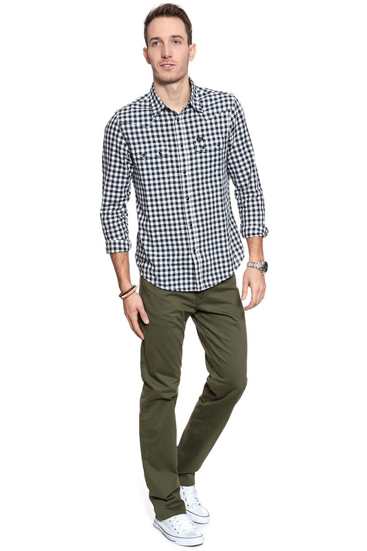 WRANGLER SPODNIE MĘSKIE ARIZONA IVY GREEN W12OA1XIX 112126286