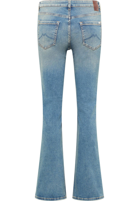 Damskie Spodnie Jeansowe Mustang Style Shelby Slim Boot Denim Blue 1016202 5000 421